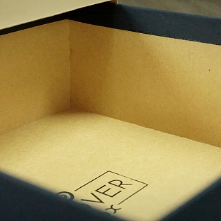 картонная упаковка с лого